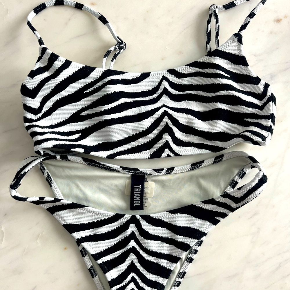 TRIANGL zebra bikini XS